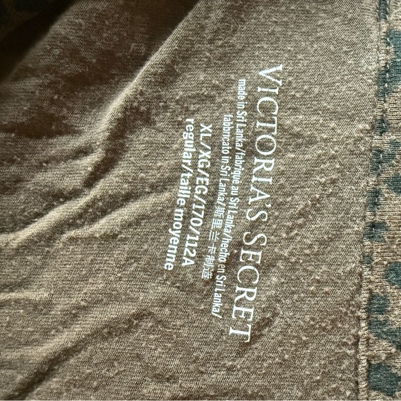Victoria's Secret Leopard Print Pajama Set XL - Picture 5 of 5